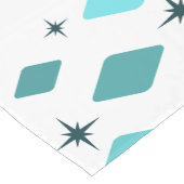 ミッミニマルドダイヤモダンモンドターコイズ ショートテーブルランナー (コーナー)