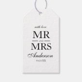 ミッモダンエレガントトのWBと結婚夫人 ギフトタグ (正面)