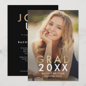 ミッモダンクス卒業発表招待状 招待状 (正面/裏面)