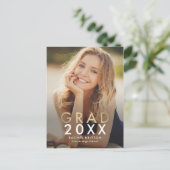 ミッモダンクス卒業発表葉書 ポストカード (スタンド正面)