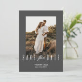 ミッモダンクス日付カードの保存 招待状 (スタンド正面)