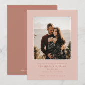 ミッモダンクス&マッチミニマリストのダスティバラ写真 セーブザデート (正面/裏面)