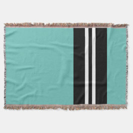 ミッモダンストライプのト緑 スローブランケット