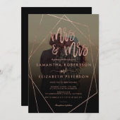 ミッモダンズ台本テラリウム写真レ結婚ズビアン 招待状 (正面/裏面)