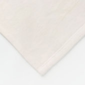 ミッモダントはっきりしたカルツリー（青、ピンク、オレンジ） フリースブランケット (角)