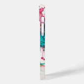 ミッモダントはっきりしたカルツリー（青、ピンク、オレンジ） Case-Mate iPhoneケース (裏面 / 左)