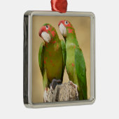 ミッレッド・パレーケ上の木製ポスト葉書スクエアスティック メタルオーナメント (右)