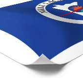 ミッレラックスバンド予約国旗のポスタープリント ポスター (角)