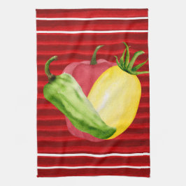 ミッ地中海のクス&マッチキッチンタオル キッチンタオル