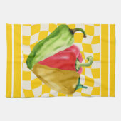 ミッ地中海のクス&マッチキッチン キッチンタオル (横)