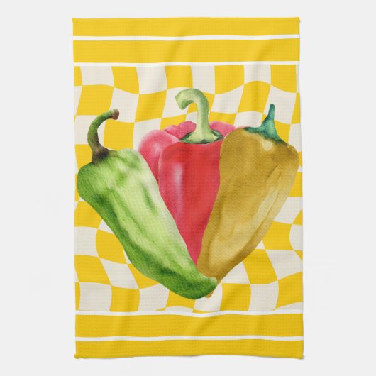 ミッ地中海のクス&マッチキッチン キッチンタオル (縦)