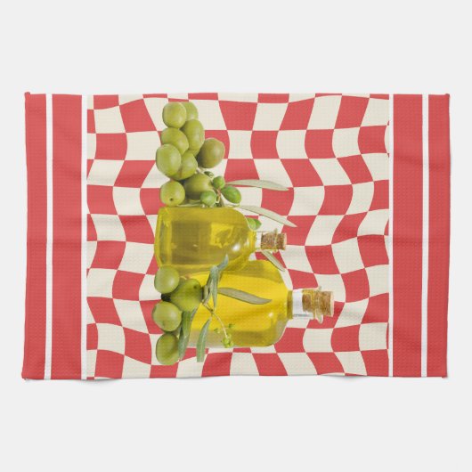 ミッ地中海のクス&マッチキッチン キッチンタオル (横)