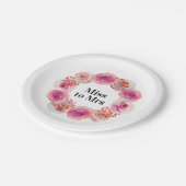 ミッ恋しく思ク・フローラバチェロレッテブライダルシャワー ペーパープレート (アングル)