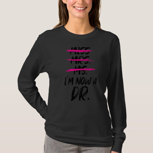 ミッ恋しく思ズさんは今は博士号を取得している Tシャツ (正面)