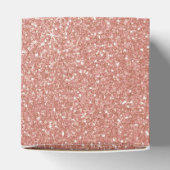 ミッ恋しく思ズにブライダルシャワーパーティーバラ金ゴールドスパークル フェイバーボックス (上部)