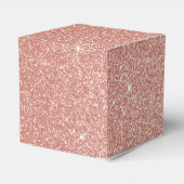 ミッ恋しく思ズにブライダルシャワーパーティーバラ金ゴールドスパークル フェイバーボックス (裏面サイド)