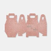 ミッ恋しく思ズにブライダルシャワーパーティーバラ金ゴールドスパークル フェイバーボックス (折り畳みなし)