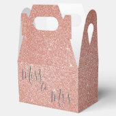 ミッ恋しく思ズにブライダルシャワーパーティーバラ金ゴールドスパークル フェイバーボックス (オープン)