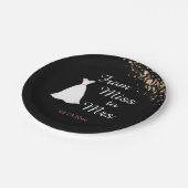 ミッ恋しく思ズのドレ結婚スブライダルシャワーまで ペーパープレート (アングル)