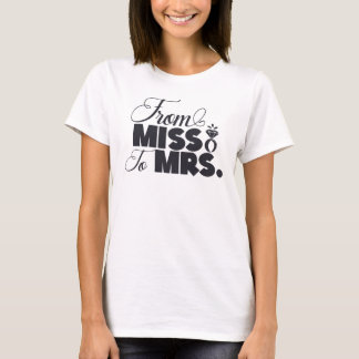 ミッ恋しく思ズの方へ結婚は Tシャツ