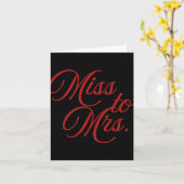 ミッ恋しく思ズへ – 新婦の婚約 カード (黄色い花)