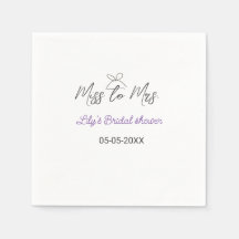 ミッ恋しく思ズブライダルシャワーに名前を追加する日付年弓