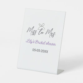 ミッ恋しく思ズブライダルシャワーに名前を追加する日付年弓 台座サイン
