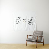 ミッ恋しく思ズブライダルシャワーの背景 タペストリー (インサイチュ(横))