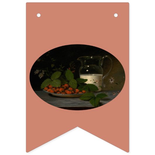 ミッ恋しく思ズブライダルシャワーイチゴのバナー バンティングフラッグ (第1の旗)