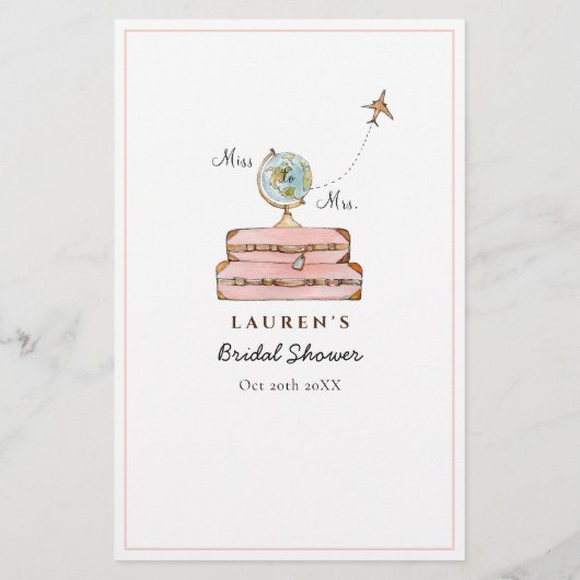 ミッ恋しく思ズブライダルシャワートリビアのゲーム (裏面)