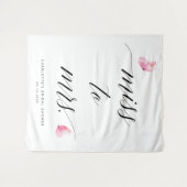 ミッ恋しく思ズブライダルシャワー背景 タペストリー (正面(横))