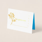 ミッ恋しく思ズページェントバラフォイルカスタムありがとう 箔カード (正面)