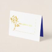 ミッ恋しく思ズページェントバラフォイルカスタムありがとう 箔カード (正面)