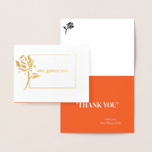 ミッ恋しく思ズページェントバラフォイルカスタムありがとう 箔カード (ディスプレー)