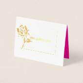 ミッ恋しく思ズページェントバラフォイルカスタムありがとう 箔カード (正面)