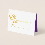 ミッ恋しく思ズページェントバラフォイルカスタムありがとう 箔カード (正面)