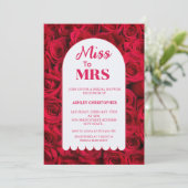 ミッ恋しく思ズレッドローゼアーチブライダルシャワー 招待状 (スタンド正面)