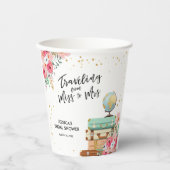 ミッ恋しく思ズ・アドベンチャーフローラブライダルシャワー 紙コップ (正面)