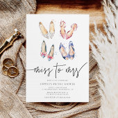 ミッ恋しく思ズ・シック・ハイヒールブライダルシャワー 招待状