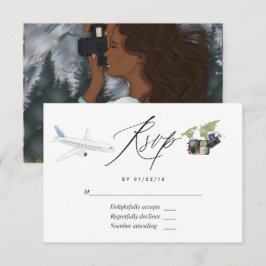 ミッ恋しく思ズ・トラベルブライダルシャワー 出欠カード