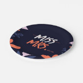 ミッ恋しく思ズ・ブライダルシャワー ペーパープレート (アングル)