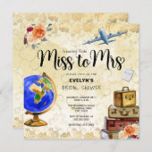 ミッ恋しく思ズ・ブライダルシャワー 招待状 (正面/裏面)