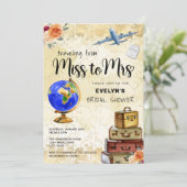 ミッ恋しく思ズ・ブライダルシャワー 招待状 (スタンド正面)