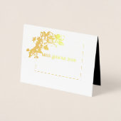 ミッ恋しく思ズ・ページェント・オーキッド・フォイルカスタム・サンキュー 箔カード (正面)