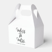 ミッ恋しく思トブライダルシャワーモダンバチェロレッテ フェイバーボックス (裏面サイド)