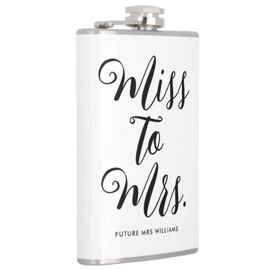 ミッ恋しく思トブライダルシャワーモダンバチェロレッテ フラスク (右)