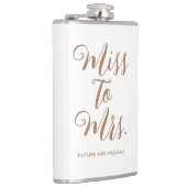 ミッ恋しく思モダンズブライダルシャワーへ フラスク (右)