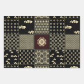 ミッ日本のクパターン ラッピングペーパーシート (正面2)