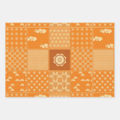 ミッ日本のクパターン ラッピングペーパーシート (正面3)