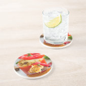 ミッ焼いたト詰まった・チーズ入りピーパー コースター (側面)